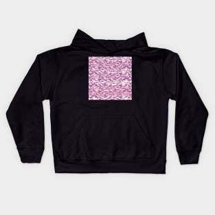 Sideways Mini Strokes | Purple and Pink Hues Kids Hoodie